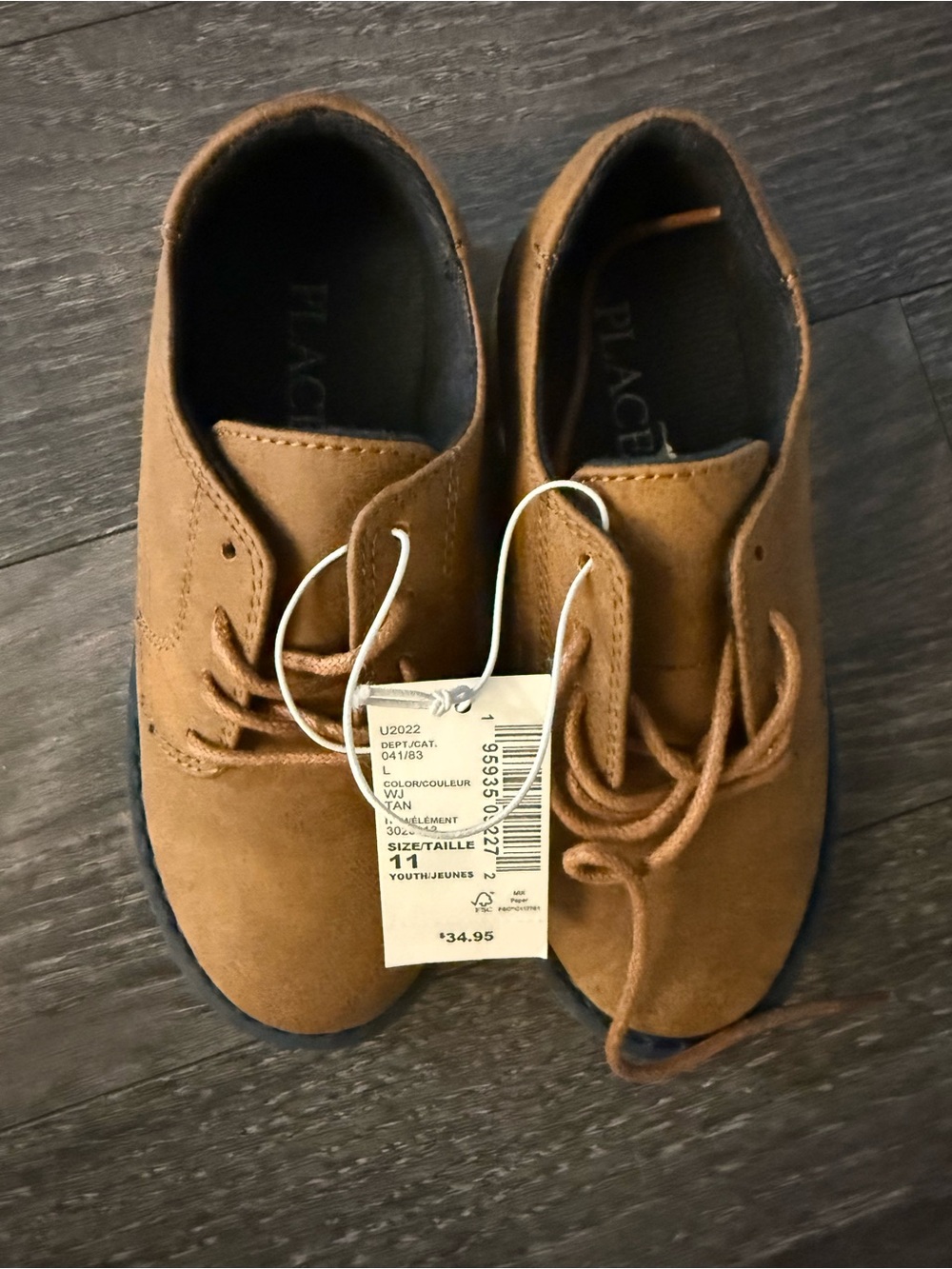 NWT The Children’s Place boys dress shoes size 11